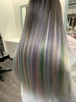 ロング カラー WEST O LAND所属・WEST OLAND 安藤のヘアスタイル