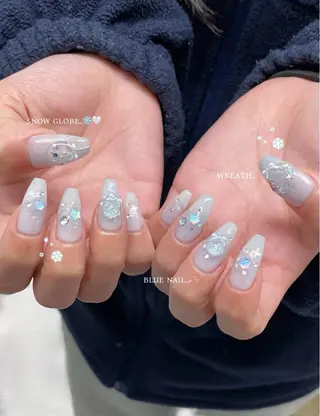 メンズ ネイル MINAMI໒꒱ Y2K、韓国ガーリーのネイルデザイン