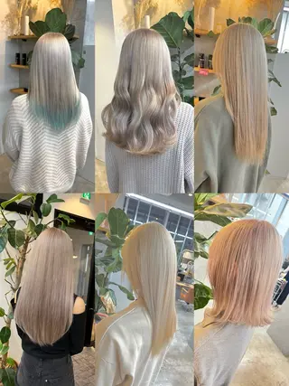 ロング カラー ハイトーンカラ ー/小川のヘアスタイル