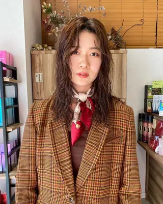 セミロング パーマ パーマ指名No1 /namiのヘアスタイル