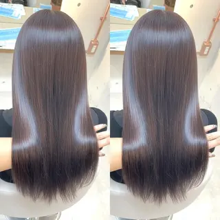 ロング 🪞Kana｜透明感 カラー × 髪質改善のヘアスタイル