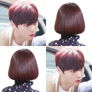 ショート カラー ヘアアレンジ As hair所属・柔らか垢抜けｶﾗｰと ｶｯﾄ🫧ASUKAのヘアスタイル