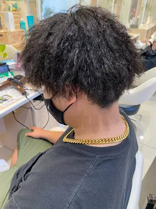 パーマ メンズ 🩵波巻き／ツイスパ HARU💎のヘアスタイル