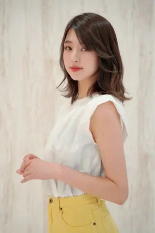 ミディアム カラー 髪質改善/ハイライト 小林秀樹のヘアスタイル