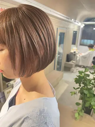 ショート カラー 中嶋 【ナカジマ】のヘアスタイル