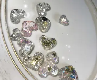 ネイル Shis_🦄shi 韓国風キラキラネイルのネイルデザイン