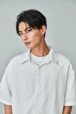 ショート パーマ メンズ 池袋センターパート No.1 裕大のヘアスタイル