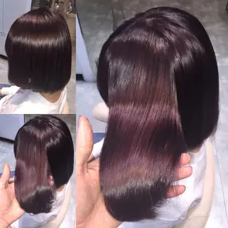 ミディアム セミロング カラー Re:ta KANZOのヘアスタイル