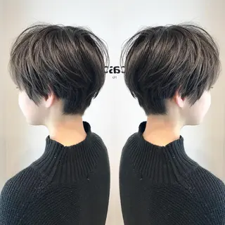 ショート ショートヘア💫 ハイトーン西田拓馬のヘアスタイル