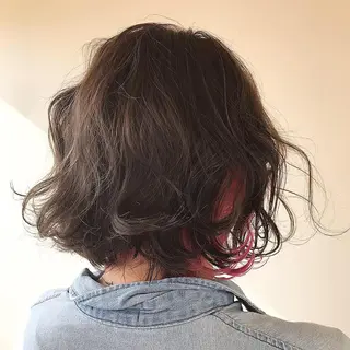 ミディアム カラー Lien 深井店のヘアスタイル