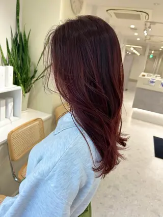 ミディアム カラー 🩰ニシムラヒカリ 半個室salon♡*のヘアスタイル