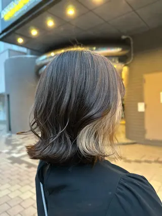 ミディアム 清水 遥香のヘアスタイル