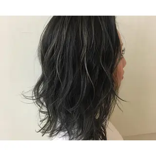 ミディアム カラー 加藤 利基のヘアスタイル