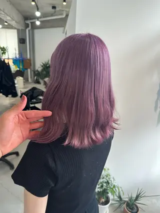 ミディアム カラー カイリ /レイヤーカットのヘアスタイル