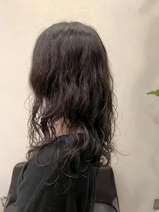 セミロング パーマ SHANTi 飯塚 ヘアセット/髪質改善のヘアスタイル