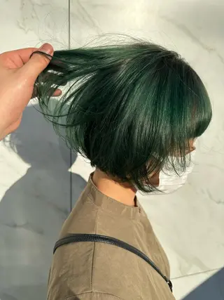 ショート カラー 𝐑𝐲𝐮𝐤𝐢 【店長】ALEAPのヘアスタイル