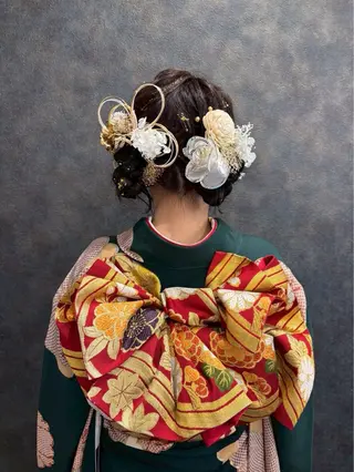 ロング ヘアアレンジ 🦋レイヤーカット 🌈MEGUのヘアスタイル