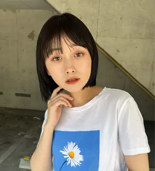 ショート ❤️アヤカ Wカラー ボブ レイヤー❤️のヘアスタイル