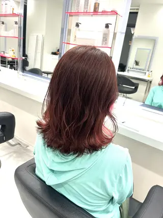 カラー 似合わせ💗骨格矯正 💗透明感カラー💗のヘアスタイル