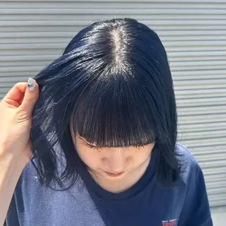 セミロング カラー 💙ルル💙 ハイトーン/レイヤーのヘアスタイル