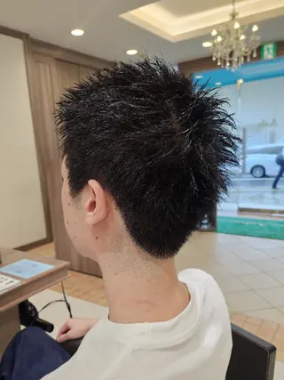 ショート メンズ ナチュラル暖色カラー 🤎 佐藤栞のヘアスタイル