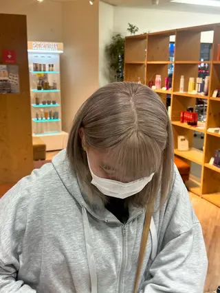 カラー ブリーチカラー/ わきたちえ🌻のヘアスタイル