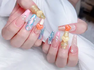 ネイル M🌷nail 長さだし専門店のネイルデザイン