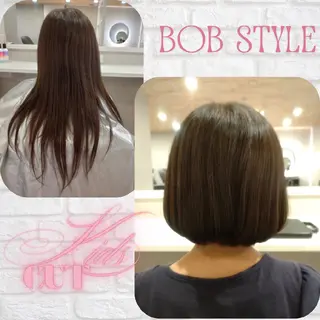 キッズ ショート GR 髪質改善トリートメント×ヘッドスパ【ジーアール】所属・🌺中村🌺毎日楽し くなる髪をご提案✨のヘアスタイル