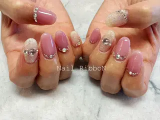 ネイル ネイルリボン 石田のネイルデザイン