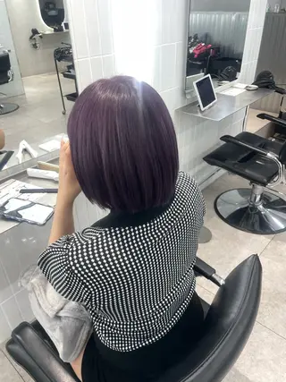 ショート カラー 表参道/ハイライト バレイヤージュのヘアスタイル