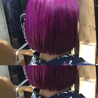 ショート カラー パーマ ヘアアレンジ メンズ キッズ ネイル マツエク・マツパ サロンドミルク 原宿のヘアスタイル