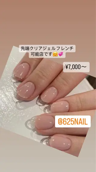 ネイル 625nail 無料P有/春日白水のネイルデザイン
