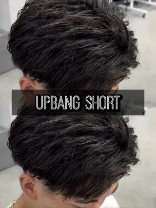 ショート メンズ センターパート/フェ ザー🔥SHUYAのヘアスタイル
