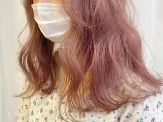 セミロング カラー Piaコータロー ハイトーン&‪ボブのヘアスタイル