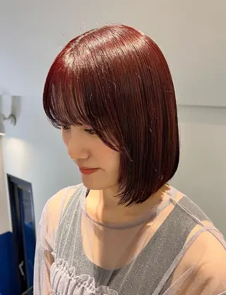 ミディアム カラー 渋谷🎀透明感カラー レイヤー/mikuのヘアスタイル