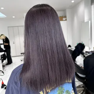 カラー 🤍ྀི透ける寒色 Cocoa🤍ྀིのヘアスタイル