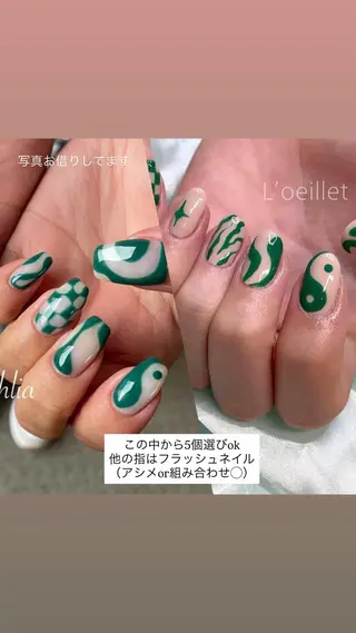 ネイル maxkelly nishiguchiのネイルデザイン