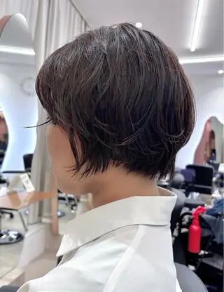 ショート パーマ レイヤーカット 西宮北口/みなみのヘアスタイル