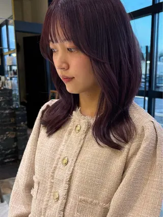 セミロング RITZ 髪質改善/ 清水のヘアスタイル