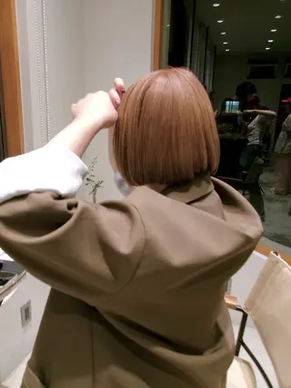 ショート カラー パーマ 高桑 みひののヘアスタイル