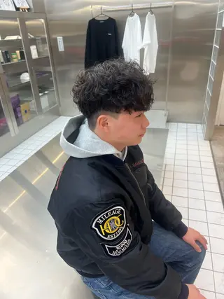 パーマ メンズ fifth PARK所属・fifth PARK HIN★T★のヘアスタイル