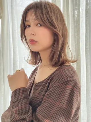 セミロング kiitos (キートス)所属・【店長】原田 貢太郎のヘアスタイル