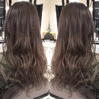 ロング カラー シールエクステ⭐️ オオミタクヤのヘアスタイル