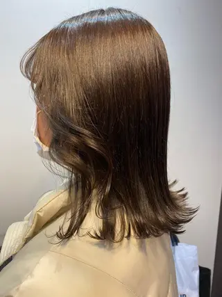 セミロング カラー ∴Sanae. ∴ トータルビューティーのマツエク・マツパデザイン