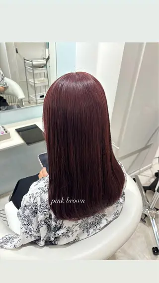 ロング ParveMix 宮﨑 梨里のヘアスタイル