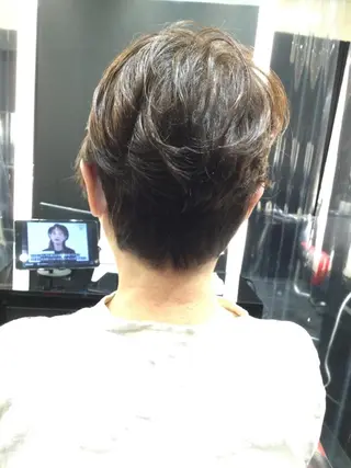 ショート カラー Annon プライベートサロンのヘアスタイル