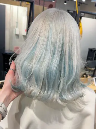 ミディアム カラー 💍絶対に可愛く💍 履歴修正SAKI🐰のヘアスタイル