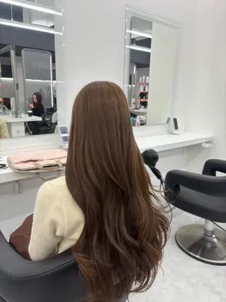 カラー かわいい艶髪🤍 れいな🤍のヘアスタイル