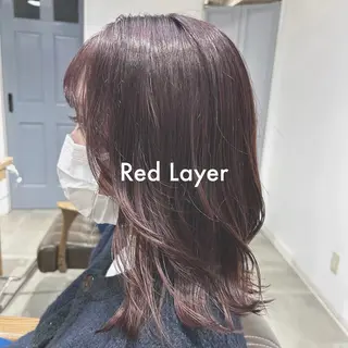 セミロング カラー Eri 🌿透明感・艶カラーのヘアスタイル