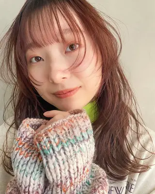 セミロング yukii しまむら のぞみのヘアスタイル